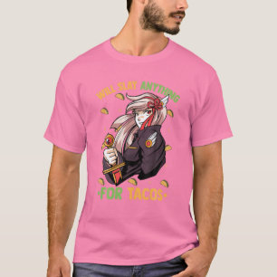 Camiseta Vai Jogar Qualquer Coisa Para Tacos - Garota De An
