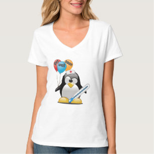 Camiseta Vai logo. Enfermeira de pinguins.