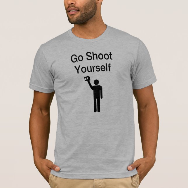 Camiseta Vai o tiro você mesmo (Frente)