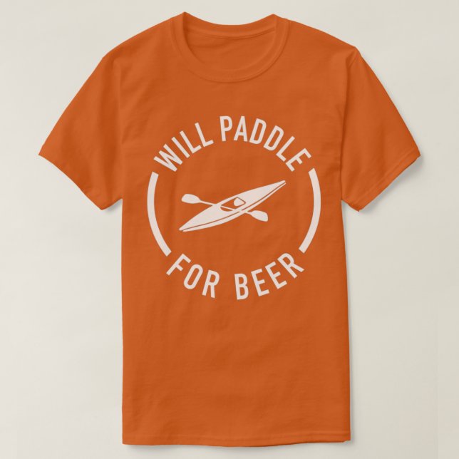 Camiseta Vai Paddle Para Cerveja (Frente do Design)