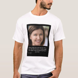 Camiseta Vai para o tribunal.