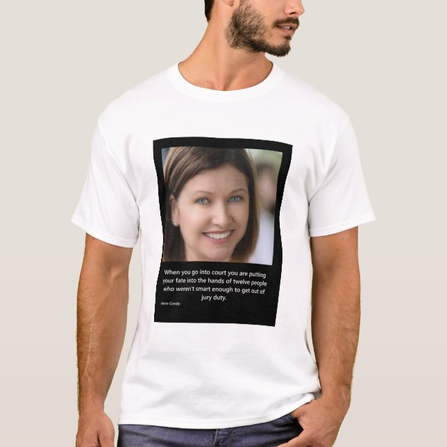 Camiseta Vai para o tribunal. (Frente)