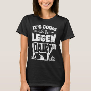 Camiseta Vai Ser Legen Fazenda de Vacas Meninas