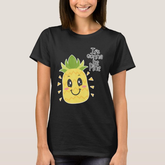 Camiseta Vai Ser Pine Pineapple Aloha Beaches Havaianos (Frente)