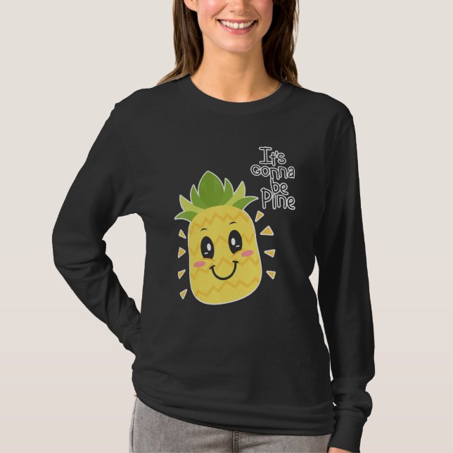 Camiseta Vai Ser Pine Pineapple Aloha Beaches Havaianos (Frente)