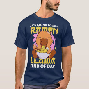 Camiseta Vai ser Ramen Llama um dia com Rame