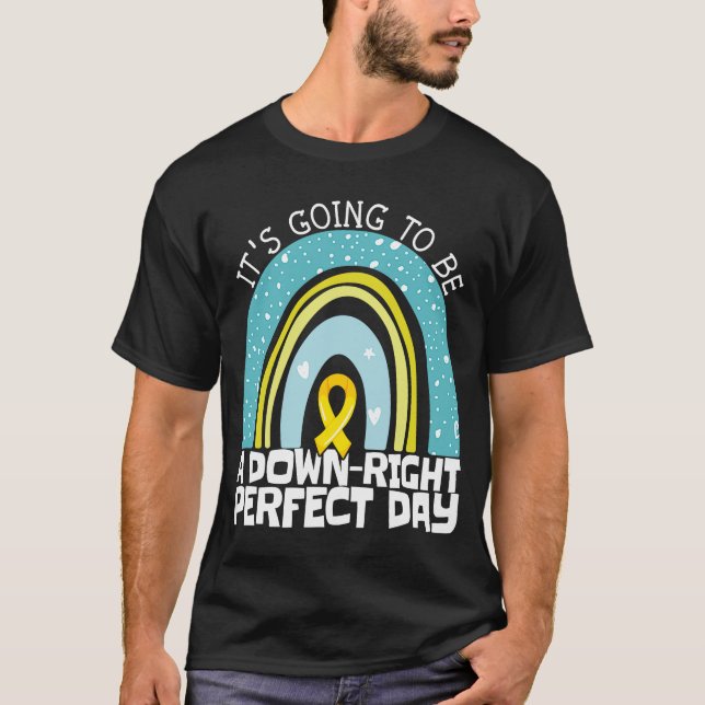 Camiseta Vai ser um dia perfeito para baixo (Frente)