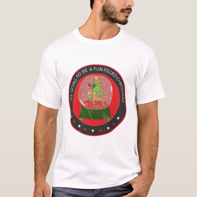 Camiseta Vai ser um natal divertido (Frente)