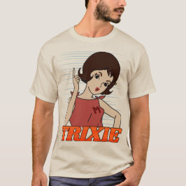 Camiseta Vai Trixie Ir! - Comic. Cartoon De Velocidade Retr