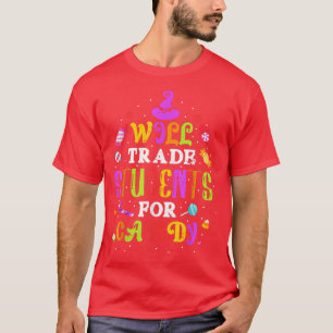 Camiseta Vai Trocar Estudantes Por Professores Engraçados D
