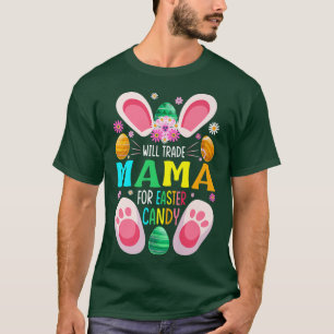 Camiseta Vai Trocar Mamãe Por Garotas Páscoas De Doces596