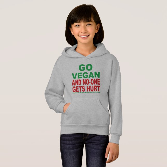 Camiseta Vai Vegan e ninguém se machuca. (Frente Completa)