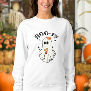 Camiseta Vaias e Bebidas Alcoólicas Fantasma Dia das Bruxas