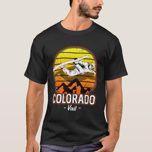Camiseta Vail Colorado Snowboard (Frente)