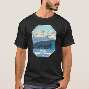 Camiseta Vail Ski Area Winter Colorado
