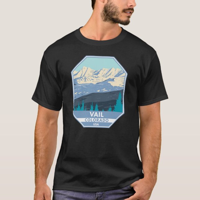 Camiseta Vail Ski Area Winter Colorado (Frente)