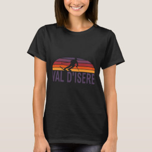 Camiseta Val D'isere French Alps France Ski Resort Snowboar