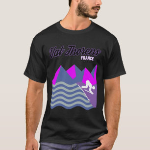 Camiseta Val Thorens Alpes Franceses França Ski Resort Snow