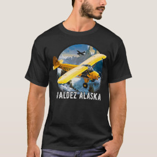 Camiseta Vala-Piloto De Montanha Voadora De Aviões Com Vint