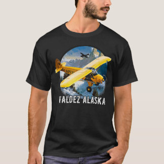 Camiseta Vala-Piloto De Montanha Voadora De Aviões Com Vint
