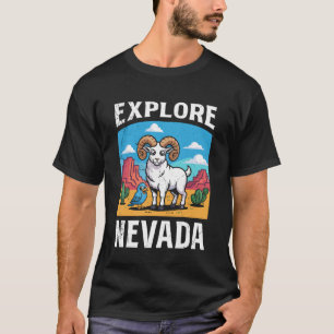 Camiseta Vale da Morte EXPLORE NEVADA Califórnia Divertido 
