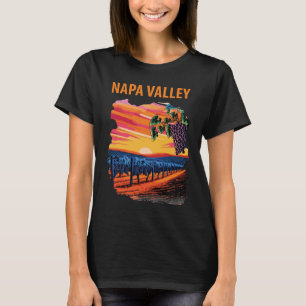 Camiseta Vale de Napa Califórnia Viagem para Vinhedos