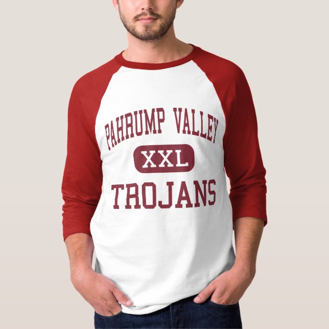Camiseta Vale de Pahrump - Trojan - alto - Pahrump Nevada (Frente)