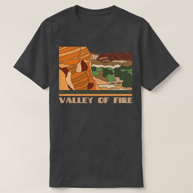 Camiseta Vale Do Fogo State Park Nature Lover Ret (Frente do Design)