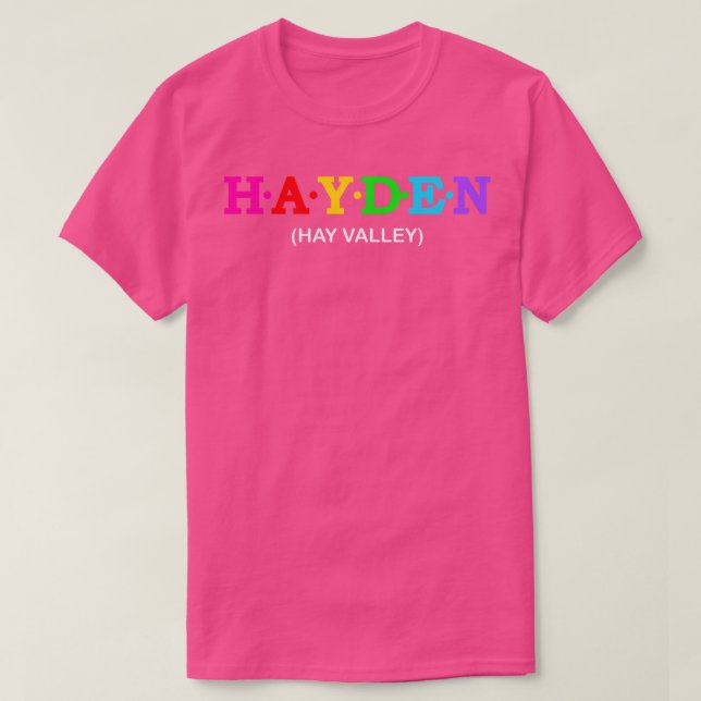 Camiseta Vale do Hayden Hay (Frente do Design)