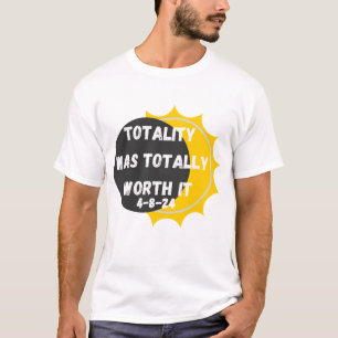 Camiseta vale duas vezes o eclipse solar da vida
