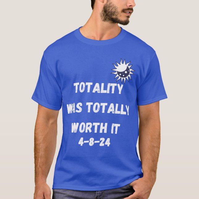 Camiseta vale duas vezes o eclipse solar da vida (Frente)