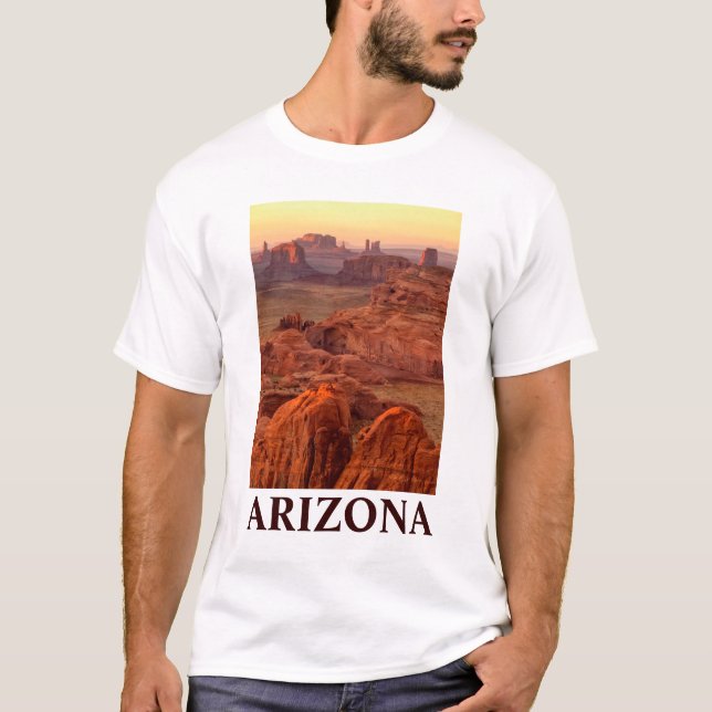 Camiseta Vale Monumental cênico, Arizona (Frente)