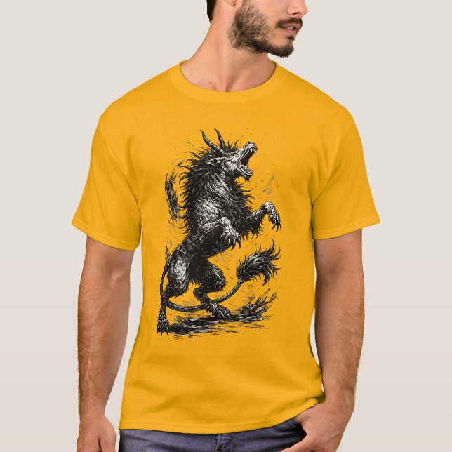 Camiseta Valefor Desencadeado Bramido do Rei Infernal (Frente)