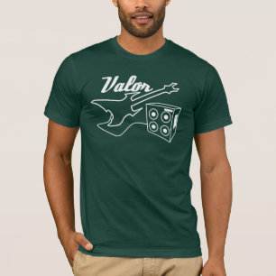 Camiseta Valentia - a guitarra & o ampère