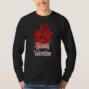 Camiseta Valentim Sangrento Gótico Emo Misterioso Oculto Di