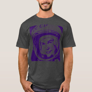 Camiseta Valentina Tereshkova Cosmonaut soviético Tribute D