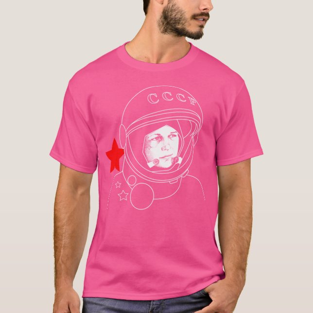 Camiseta Valentina Tereshkova Cosmonauta (Frente)