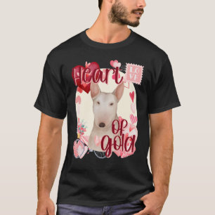 Camiseta Valentine Bull Terrier Dog Watercolor Southern Col
