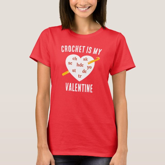 CAMISETA VALENTINE CROCHET (Frente)