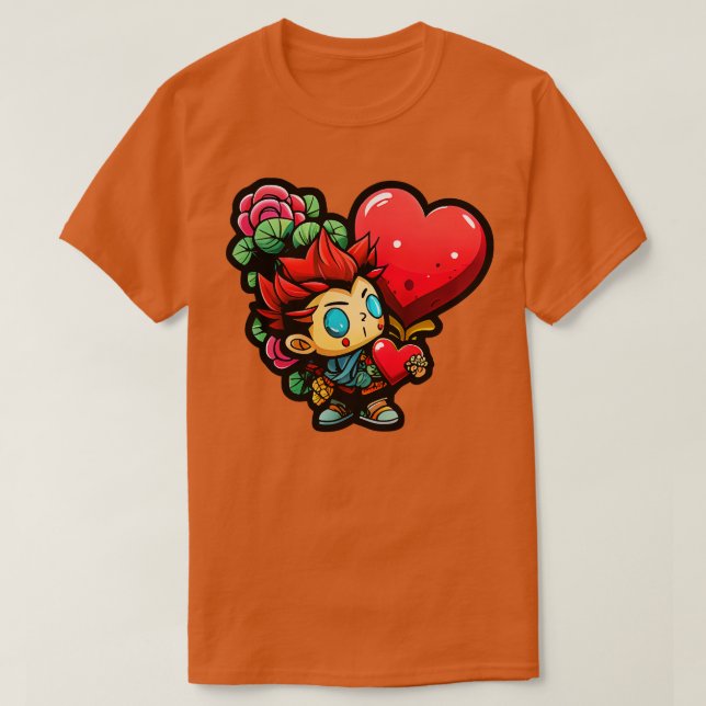 Camiseta Valentine Day Love (Frente do Design)