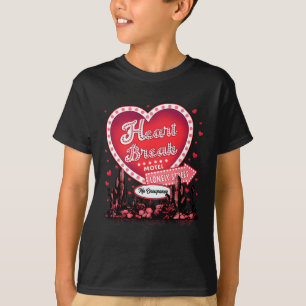 Camiseta Valentine de Quebra de Coração
