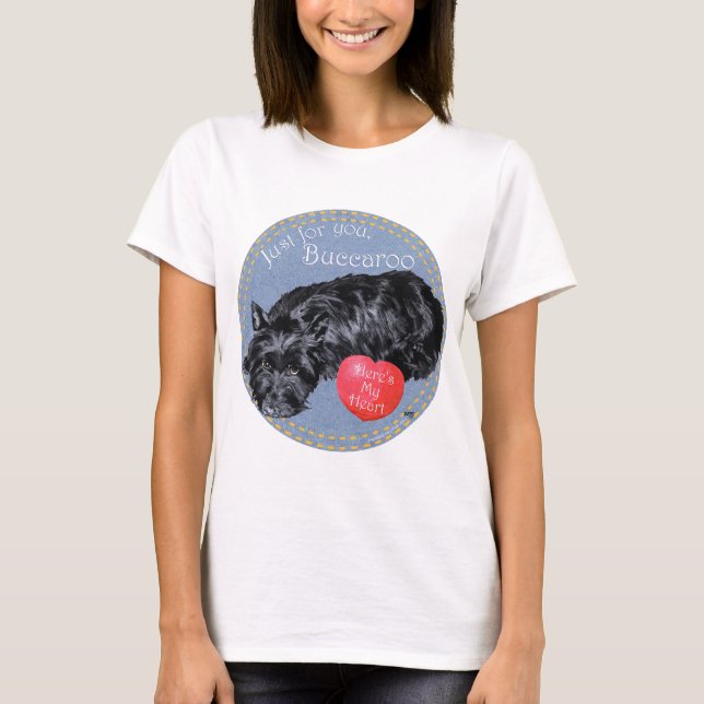 Camiseta Valentine de Scottish Terrier (Frente)