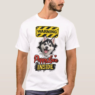 Camiseta Valentine Puppy Love