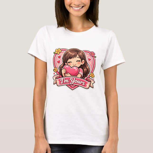 Camiseta Valentine’s Day Gift For her (Frente)