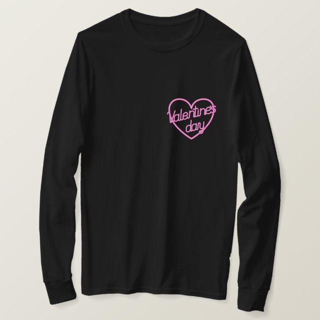 Camiseta Valentine’s Day Love Shirt – Romantic Aesthetic (Frente do Design)