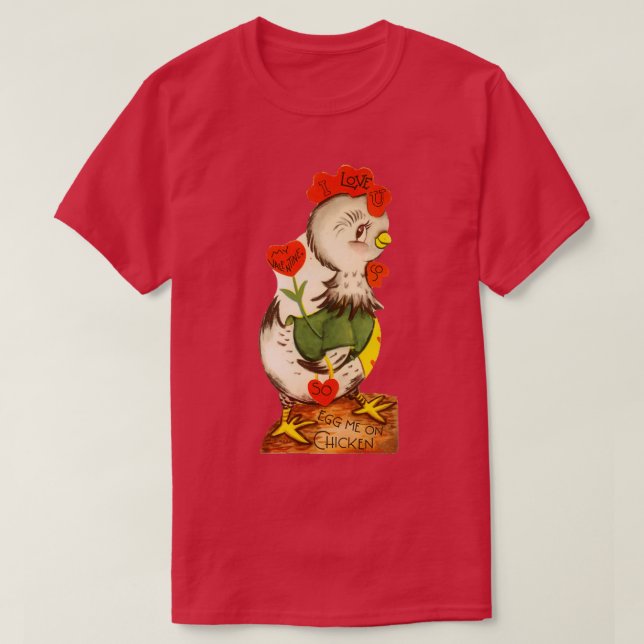 Camiseta ValentineEgg Me On (Frente do Design)