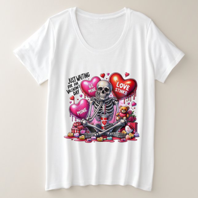 Camiseta Valentine's Day (Frente do Design)