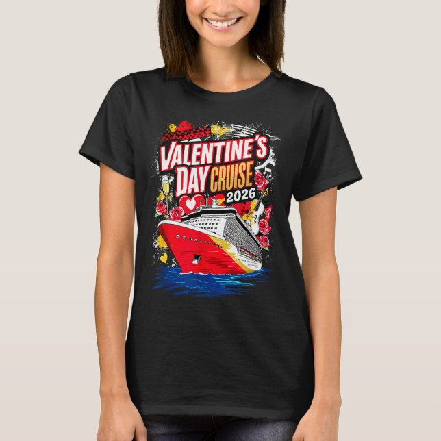 Camiseta Valentines Day Cruise 2026  (Frente)