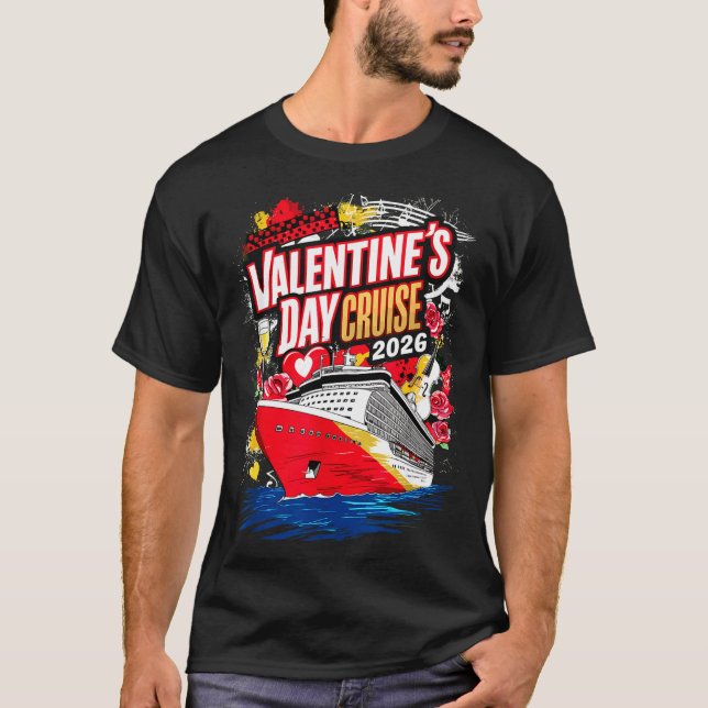 Camiseta Valentines Day Cruise 2026  (Frente)