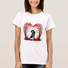 Camiseta Valentines Day Hearts